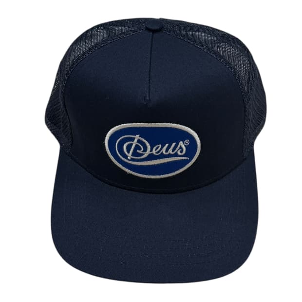 DEUS 데우스 트러커캡 메쉬캡 모자 네이비