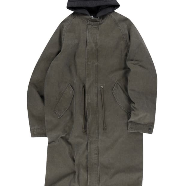 맥우드건 사파리 5310 피그먼트 탈부착 패딩 피쉬테일 브라운 야상재킷