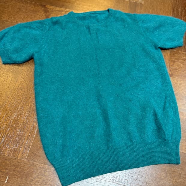 앙고라 반팔 니트