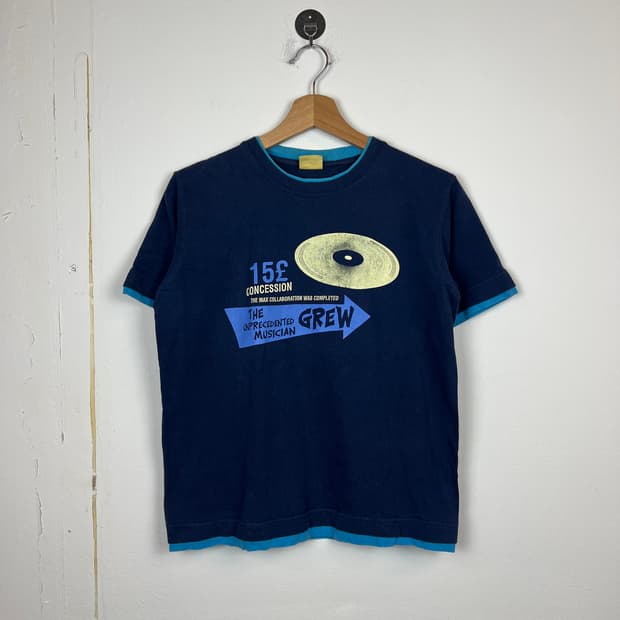 Cinema 네이비 프린팅 티셔츠 L