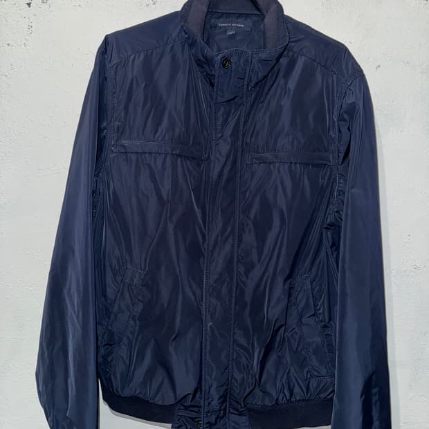 타미힐피거 블루종 봄버자켓