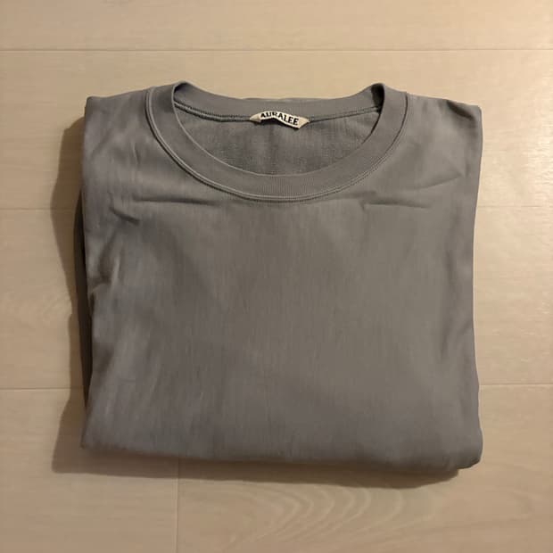 25ss) 오라리 ELASTIC HIGH GAUGE SWEAT P/O 4