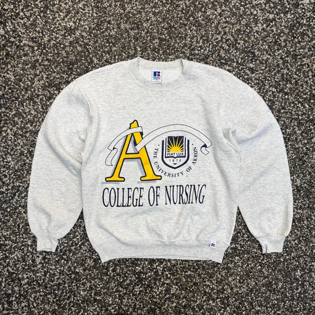 90s 러셀 빈티지 스웻셔츠 맨투맨 made in USA (M) 