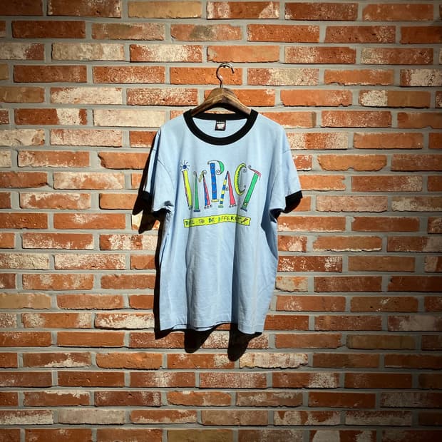 90s USA 빈티지 스크린 스타즈 링거 티셔츠