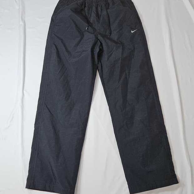 00s 나이키 메탈스우시 우븐 팬츠 바지 올드스쿨 블랙 L