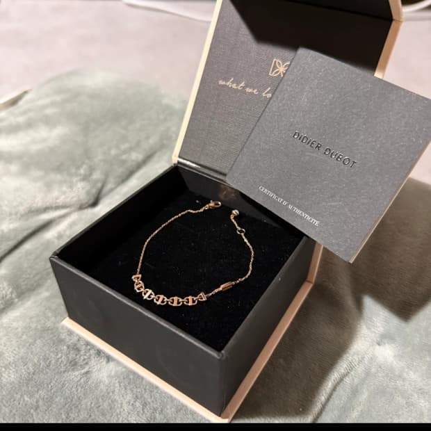 듀얼디디다이아몬드 골드팔찌