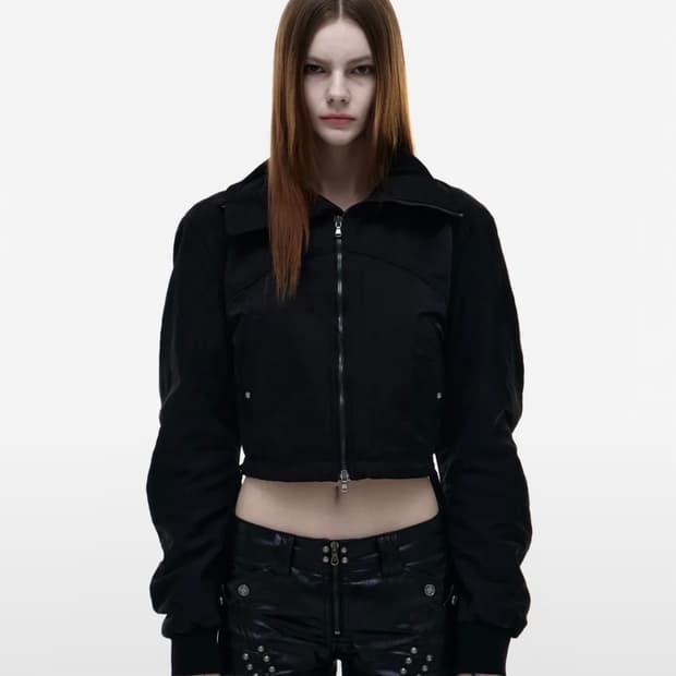 Op. 03 VELOCITY CROP MA-1 BLACK
