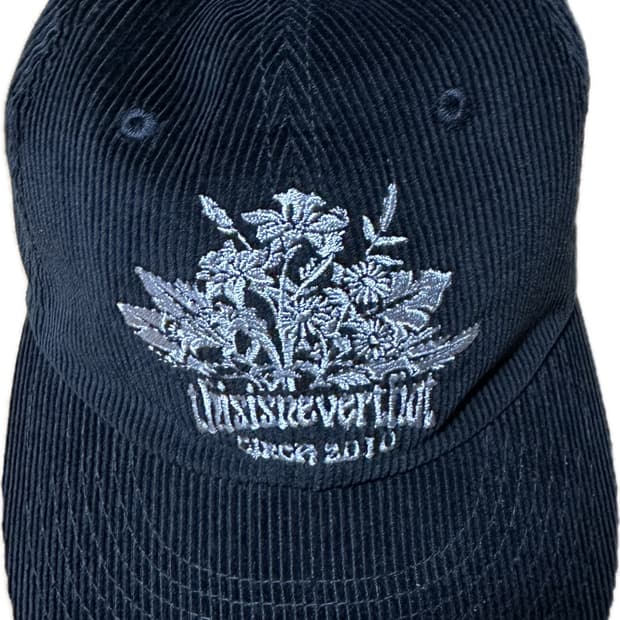 디스이즈네버댓 코듀로이 볼캡 블랙