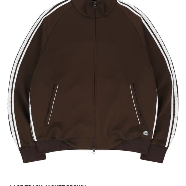 LACE TRACK JACKET BROWN 2 사이즈