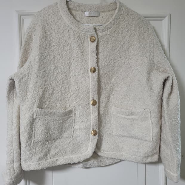 SJ SJ 부클레 니트가디건