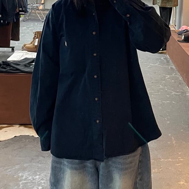 폴로 랄프로렌 네이비 원포켓 셔츠 H1683