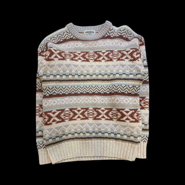 하버드 스포츠 클럽 페어아일 니트 스웨터