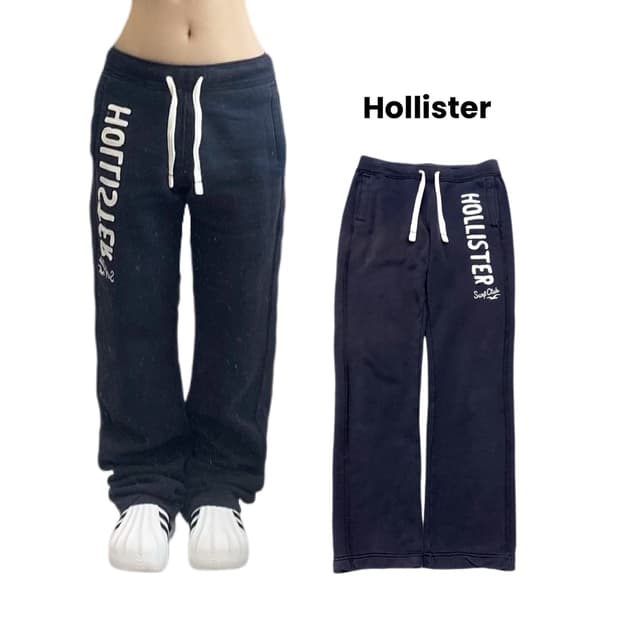 홀리스터 Y2K 아치로고 트랙팬츠