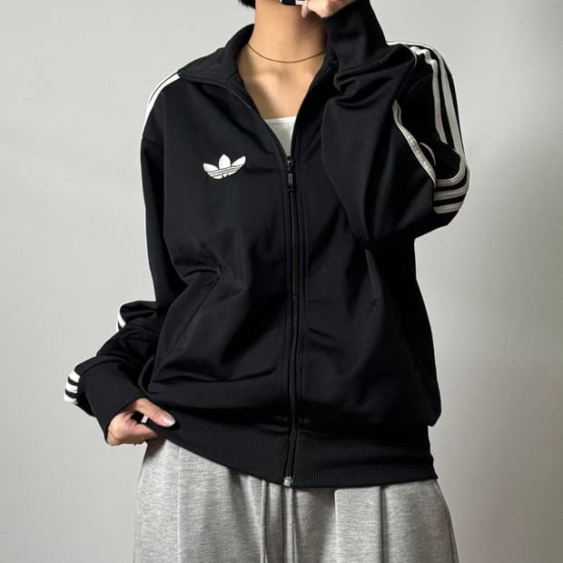 아디다스 파이어버드 트랙탑 져지 블랙 95 [111705]