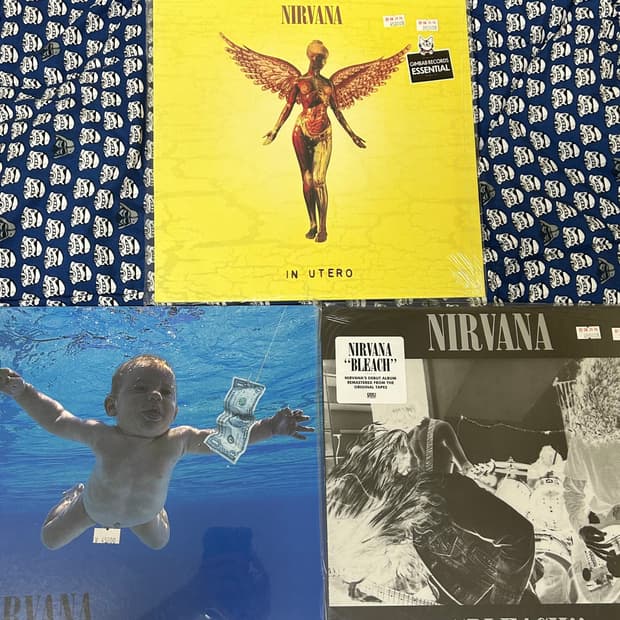 Nirvana lp 너바나 lp (미개봉,전집)