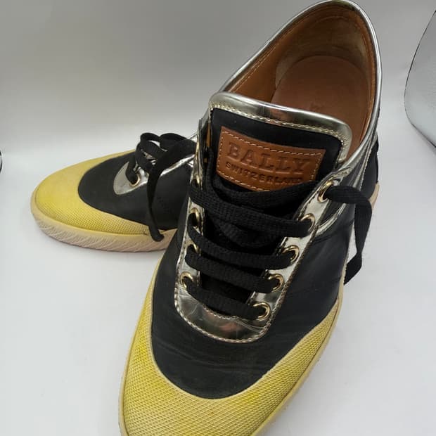 발리(BALLY) SAFFIRA 레더 스니커즈