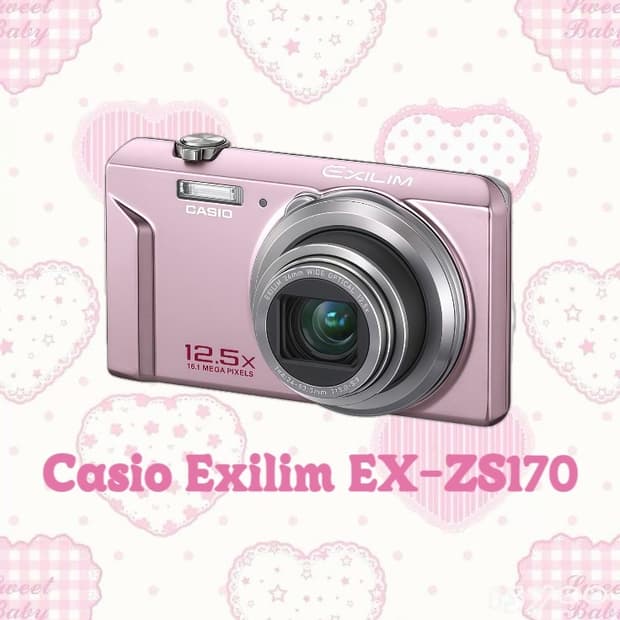 [풀박⚡️/작례⭕️] 카시오 엑슬림 EX-ZS170 빈티지 디지털 카메라