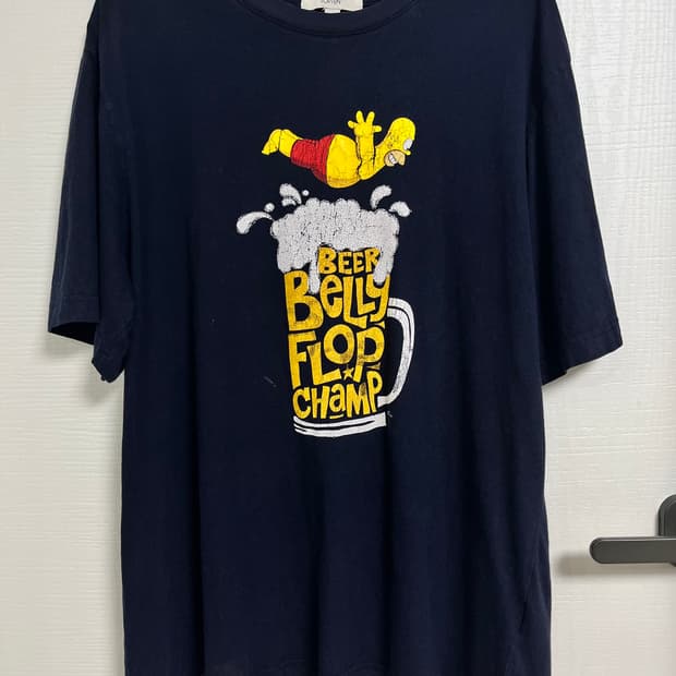 [탑텐 X 심슨] 호머 심슨 반팔 티셔츠 110 (2XL)