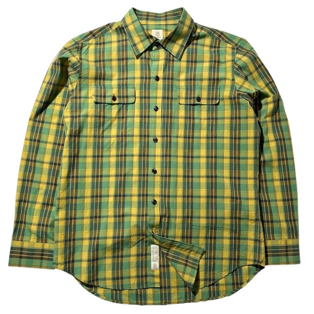 바스통 체크 셔츠