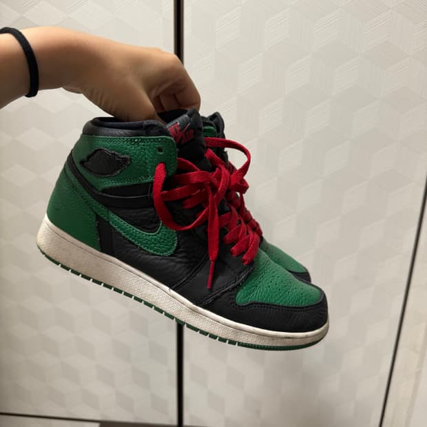 조던 1 pine green 