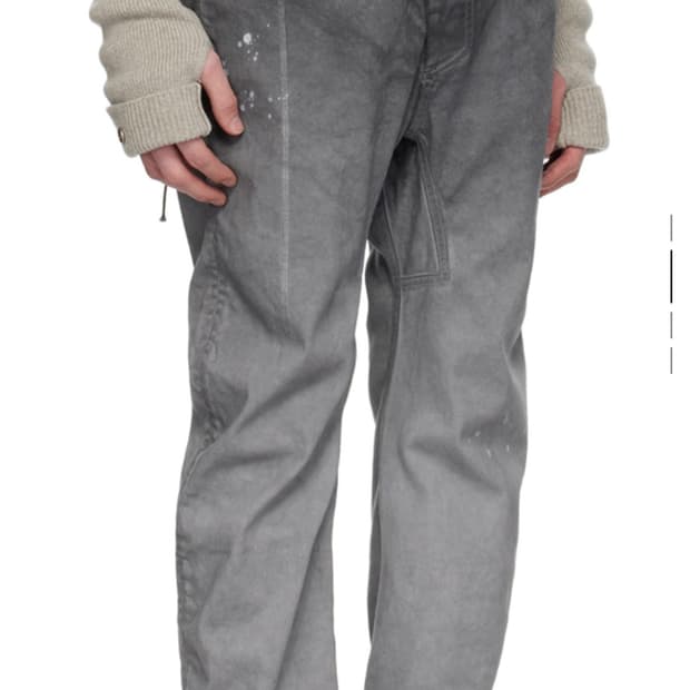 11 by boris bidjan saberi P1C 데님 진