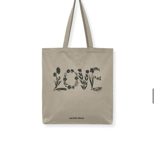 AFTER PRAY X BPD 러브 토트백 아이보리