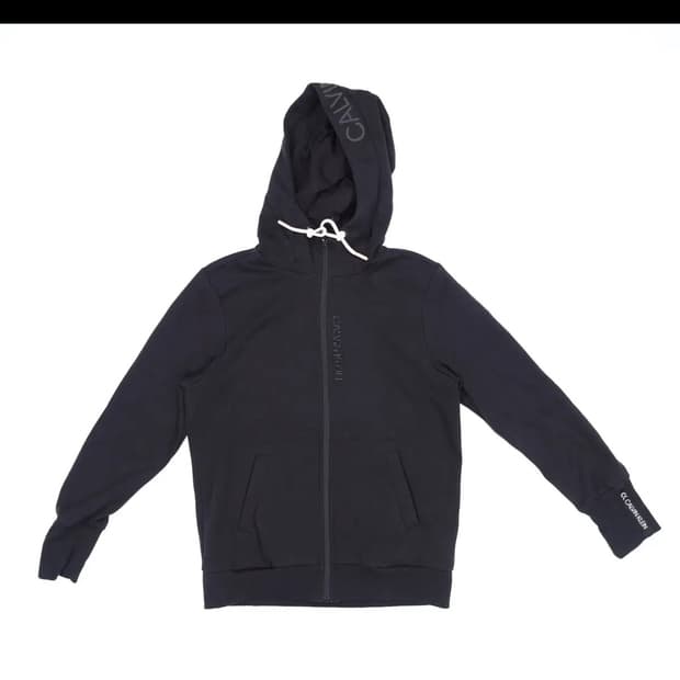 캘빈클라인 여성 블랙 후드집업 1212H1