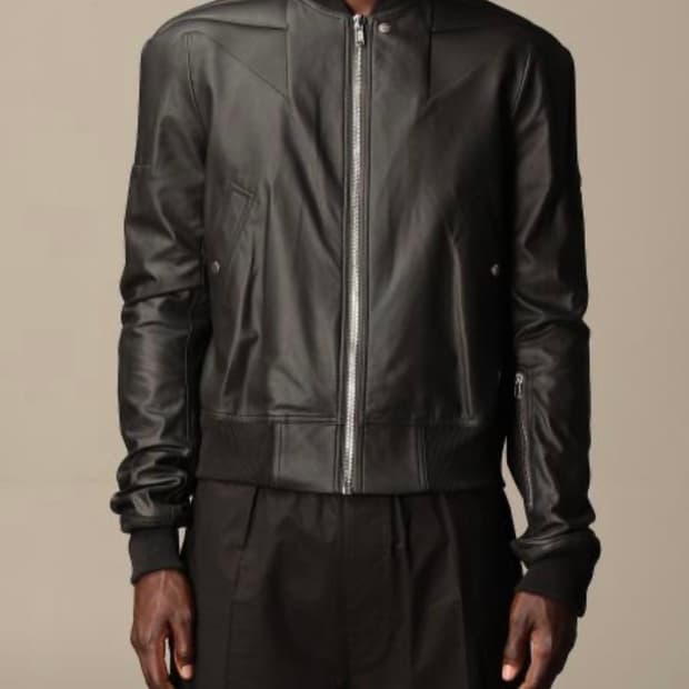 (구매) Rick owens 21ss 플라이트 레더 봄버