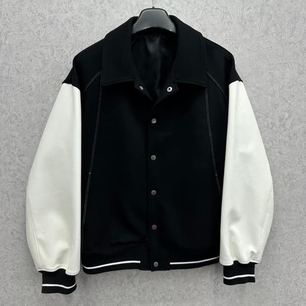 105 드로우핏 남자 울 스타디움 자켓