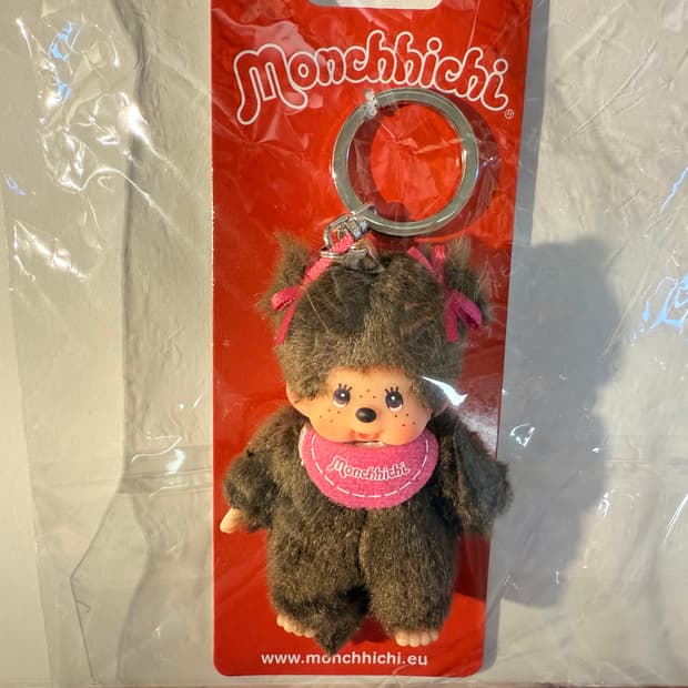 유럽판 몬치치 키링 (핑크리본)