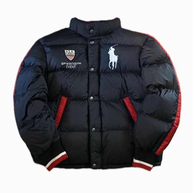 폴로랄프로렌 빅포니 성조기 패딩
