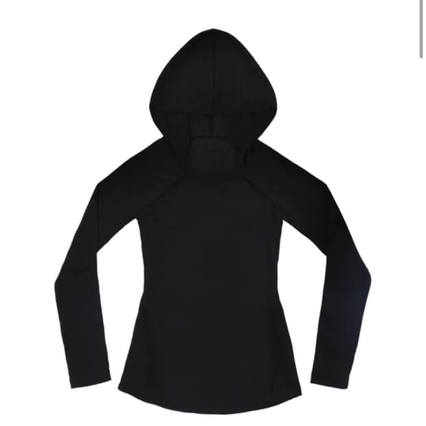 오호스 wrap bolero knit hoodie