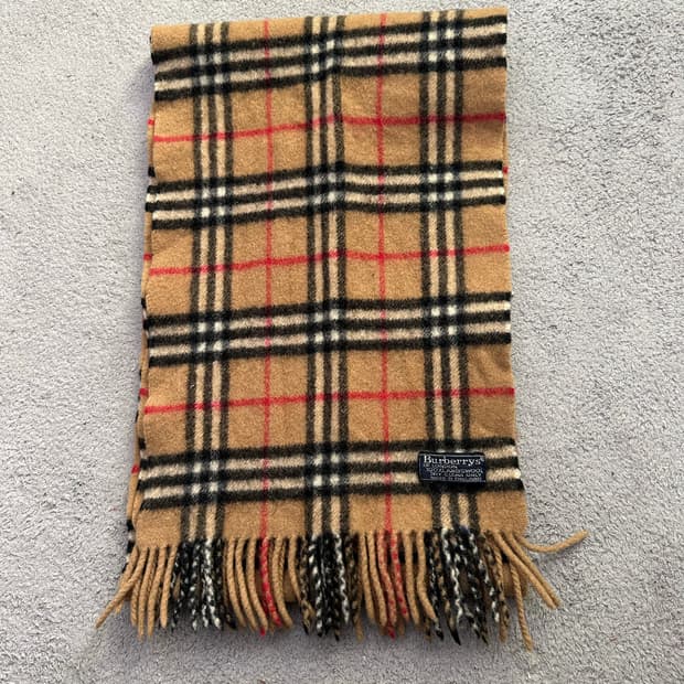 버버리 머플러 정품