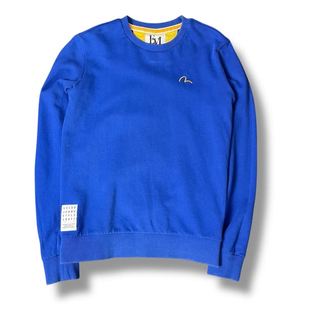 에비수 캐쥬얼 블루 맨투맨 M