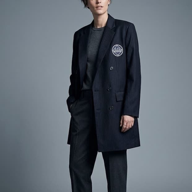 톰보이 오버핏 울자켓 44 55 블레이저 그레이