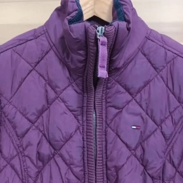 타미힐피거데님 여성 누빔패딩점퍼 S사이즈