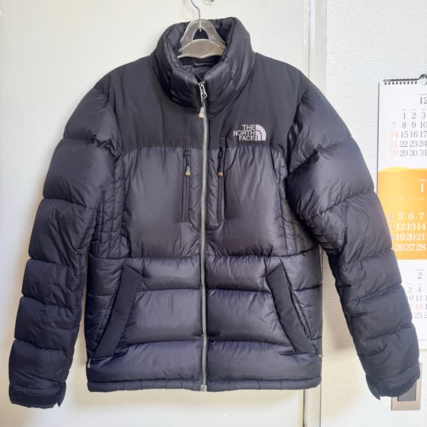 노스페이스 눕시 패딩 블랙 95