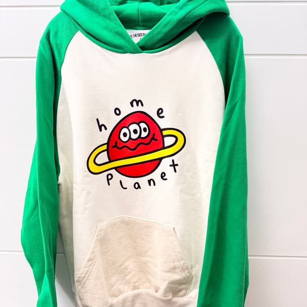 더 뮤지엄 비지터 X 존버거맨 콜라보 후드