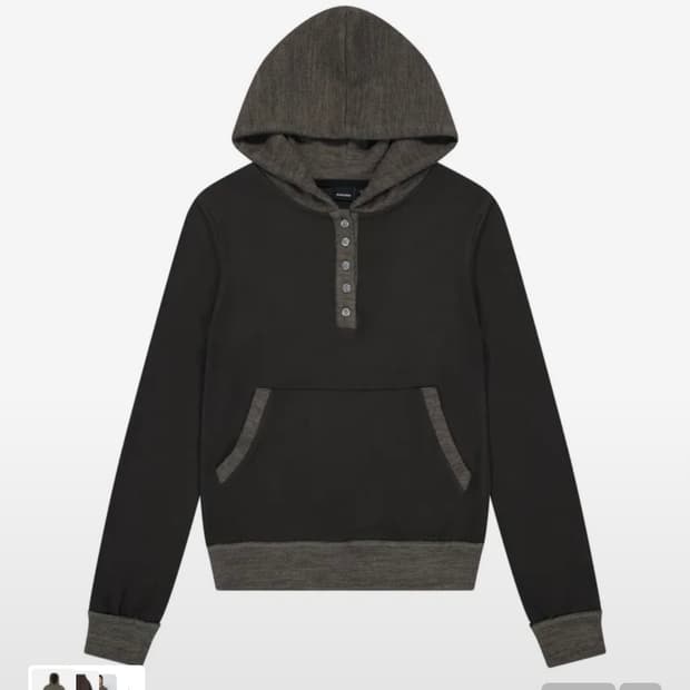 아캄 로고버튼 후디