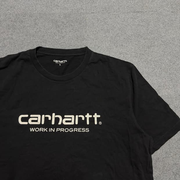 칼하트 블랙 반팔티 L