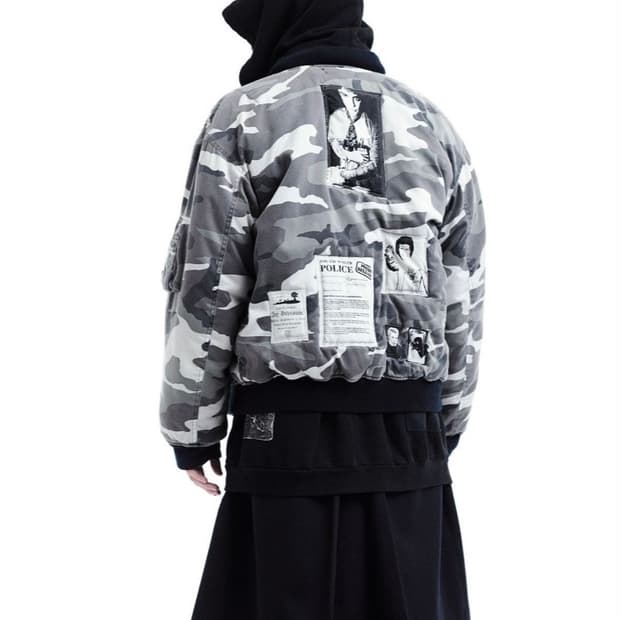 포스텍스가먼츠 워시드 카모 봄버