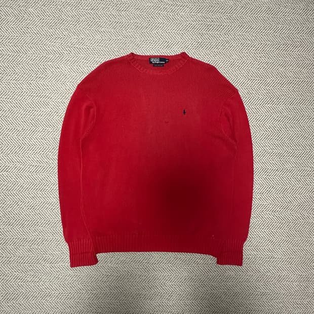 POLO RALPH LAUREN cotton knit sweater