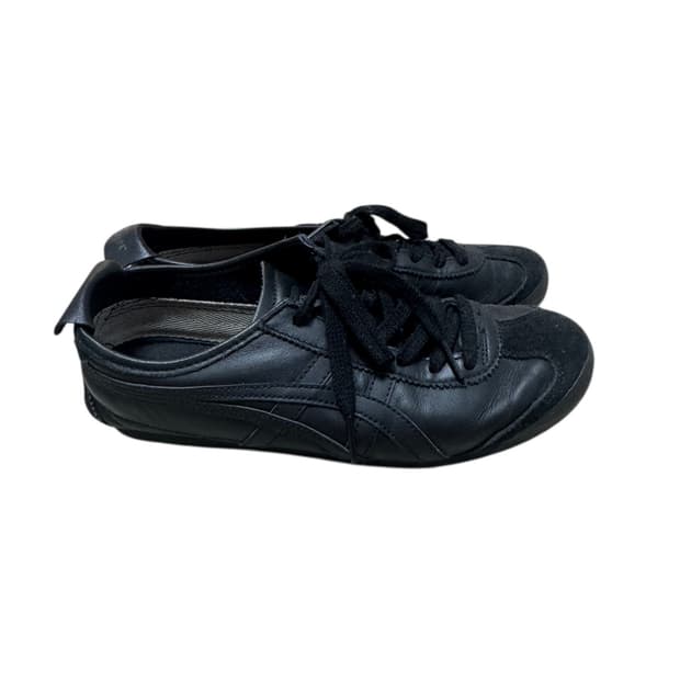 [245] 오니츠카타이거 멕시코66 올블랙 스니커즈