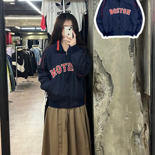 보스턴 스타디움 자켓 네이비 90 #csz2362