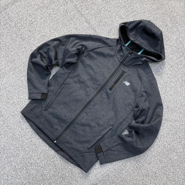 M 뉴발란스 남성 기모 후드 집업 0330J