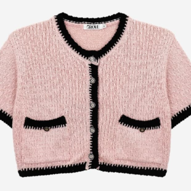 그로브 크롭가디건 SUMMER LINNET CARDIGAN