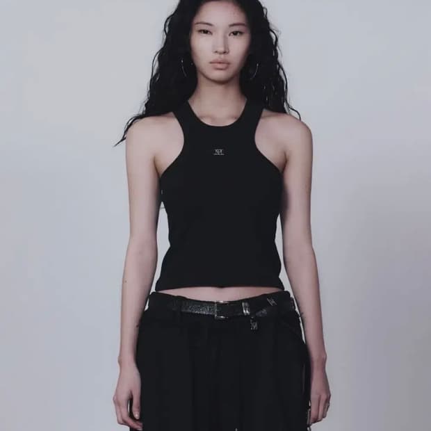 [새상품] 트리밍버드 메탈 로고 나시