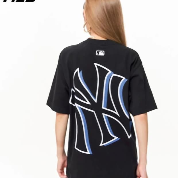 MLB 뉴욕양키즈 등판 3D 빅로고 반팔티 XL