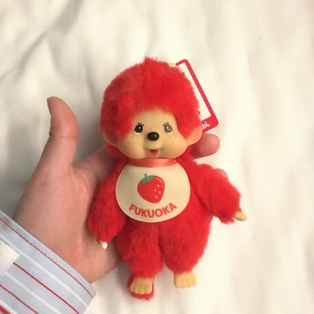 몬치치 Monchhichi 키체인 후쿠오카 지역한정❤️🍎