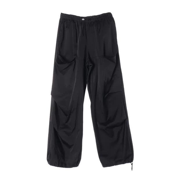 ZARA 테크 블랙 스트링 파라슈트 팬츠